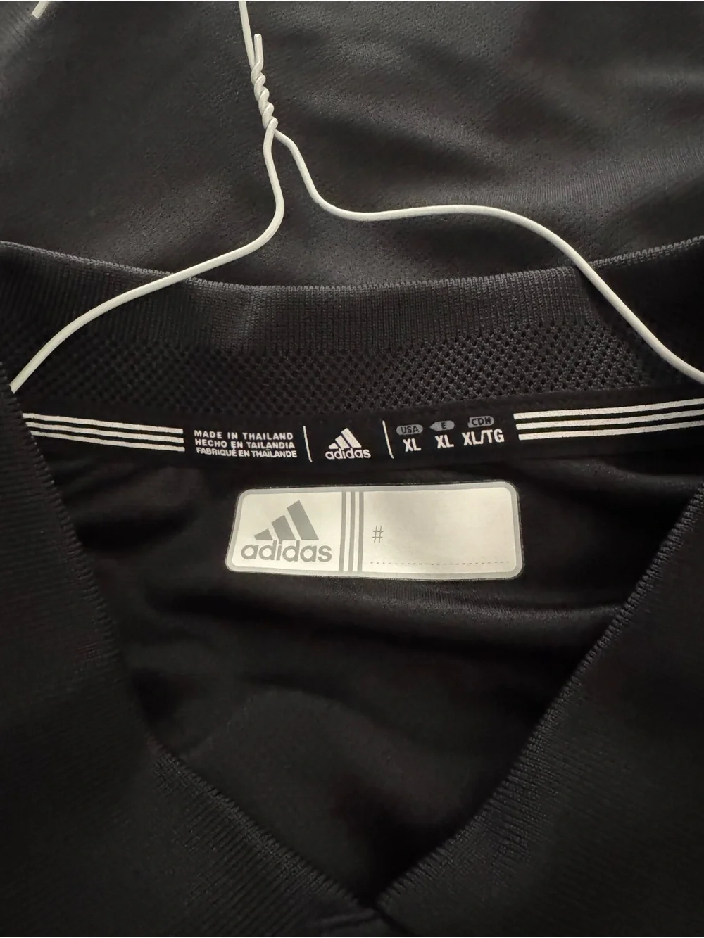 adidas Black Polo Shirt with Red Accents - Ragin' Cajuns